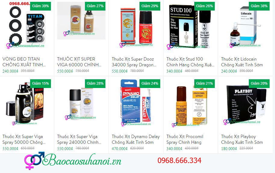 thuốc xịt chống xuất tinh sớm ở hòa bình