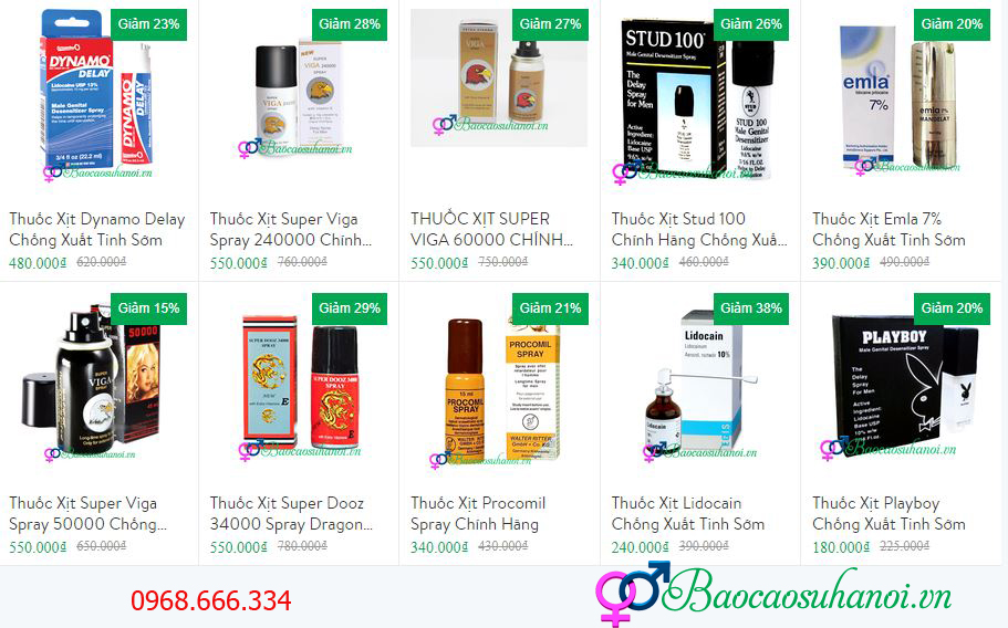 thuốc xịt kéo dài thời gian quan hệ ở hà nam