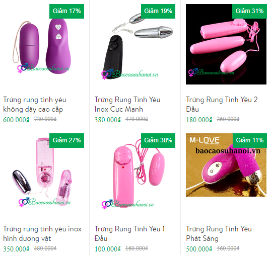 trứng rung tình yêu ở đông anh