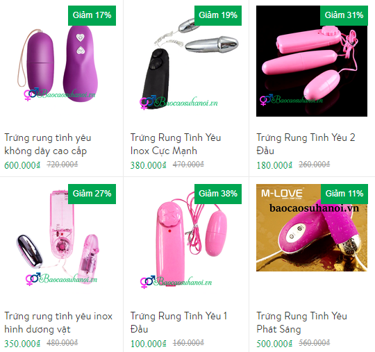 trứng rung tình yêu ở hà đông