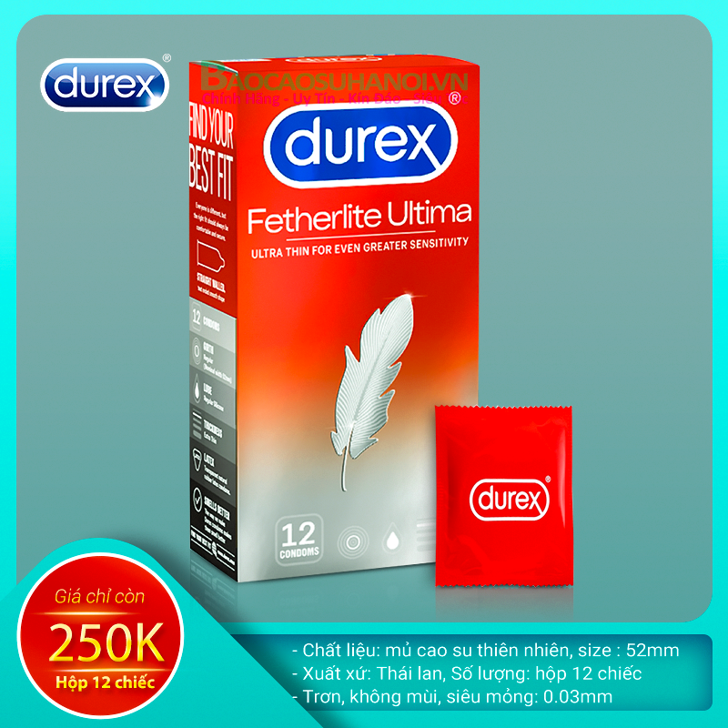 Bao Cao Su Durex Fetherlite Ultima