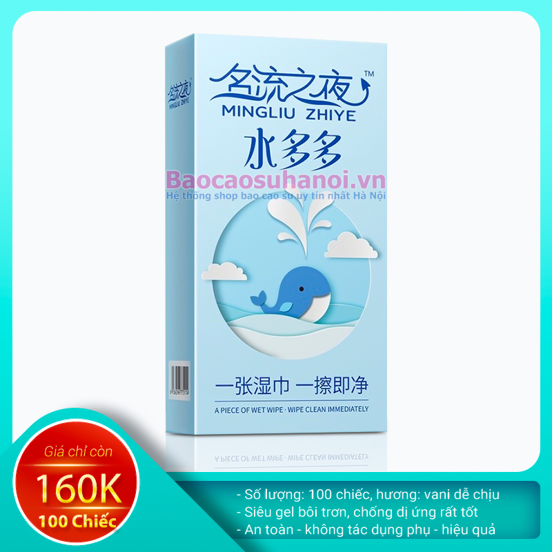 Bao Cao Su Cá Heo Nội Địa Trung Quốc Hộp 100 Chiếc