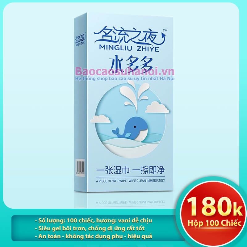 Bao Cao Su Cá Heo Nội Địa Trung Quốc Hộp 100 Chiếc