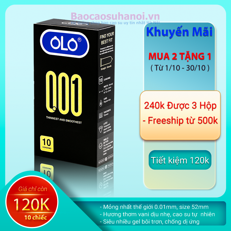 BAO CAO SU OLO 0.01 THINNEST AND SMOOTHEST SIÊU SIÊU MỎNG VÀ NHIỀU GEL