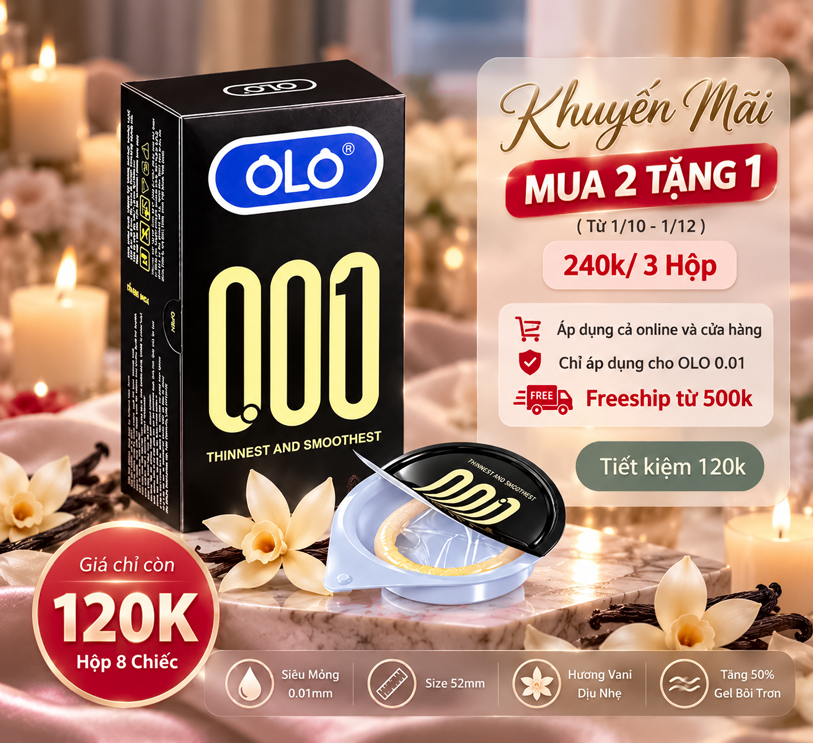 BAO CAO SU OLO 0.01 THINNEST AND SMOOTHEST SIÊU SIÊU MỎNG VÀ NHIỀU GEL