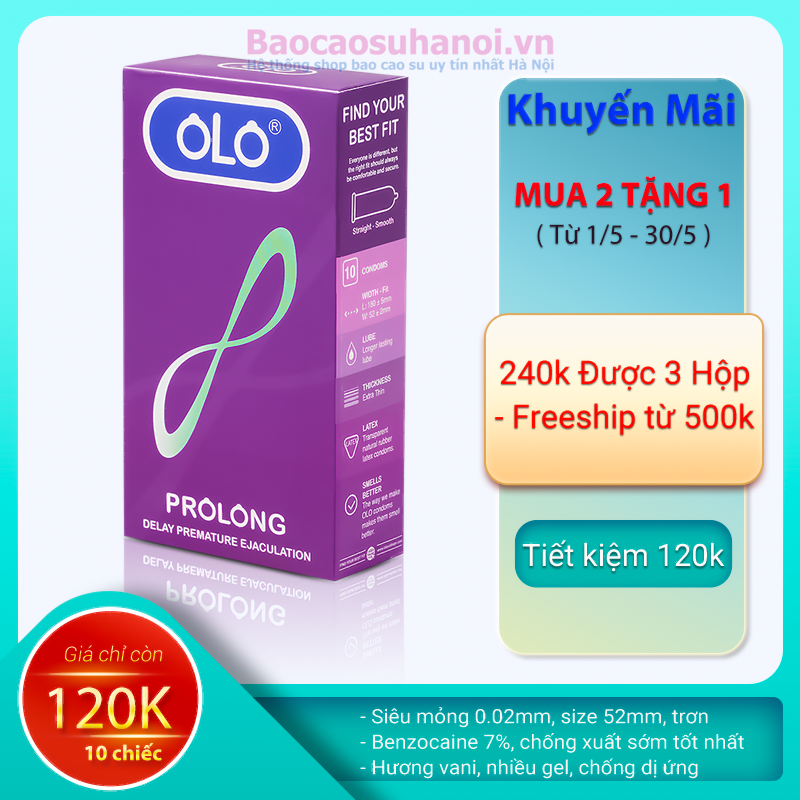 BAO CAO SU OLO PROLONG TRƠN, CHỐNG XUẤT TINH SỚM