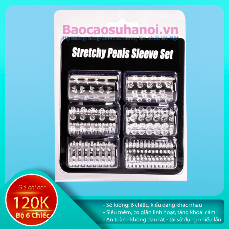 Bao Cao Su Đôn Dên Khúc Giữa 6 Chiếc Siêu Kích Thích