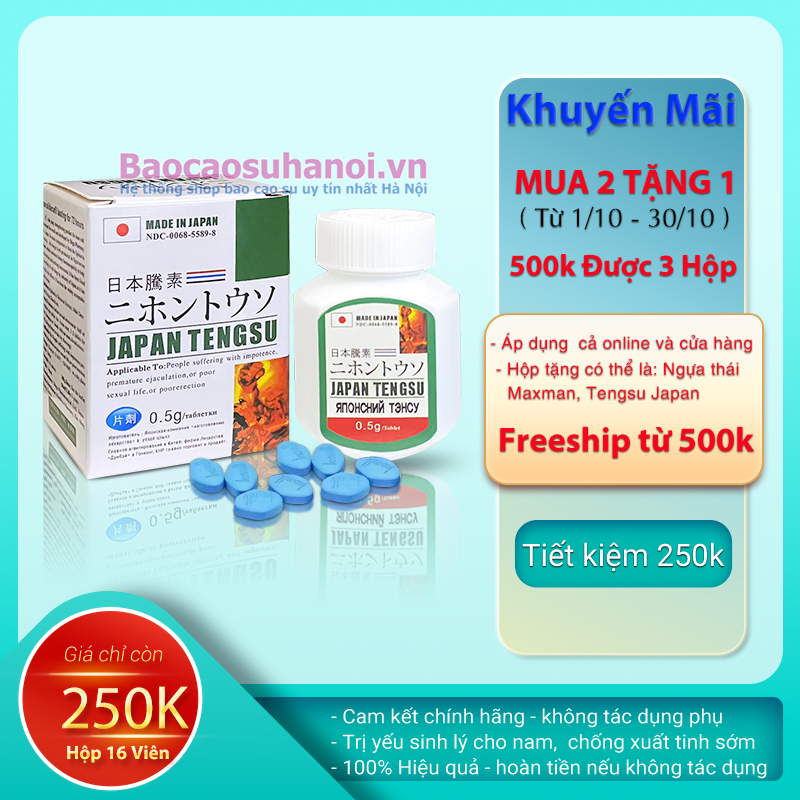 Thuốc Cường Dương Japan Tengsu Nhật Bản Chính Hãng