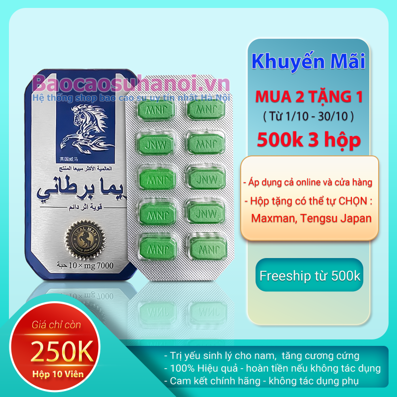 THUỐC CƯỜNG DƯƠNG CON NGỰA CHÍNH HÃNG