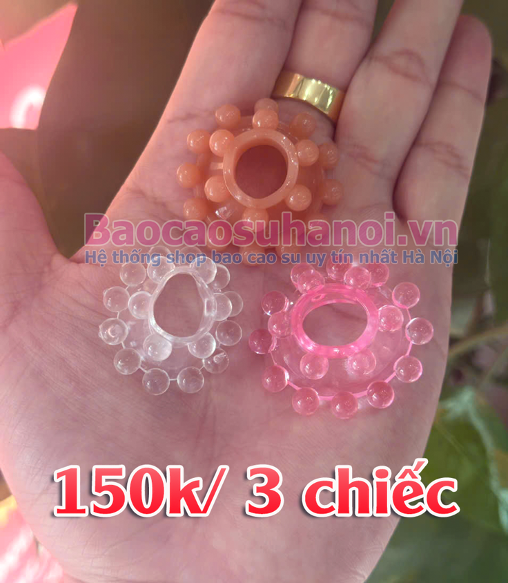 Bộ 3 Vòng Silicon Đeo Dương Vật Có Bi Cho Nam Siêu Mềm, Chống Tuột Mẫu Mới