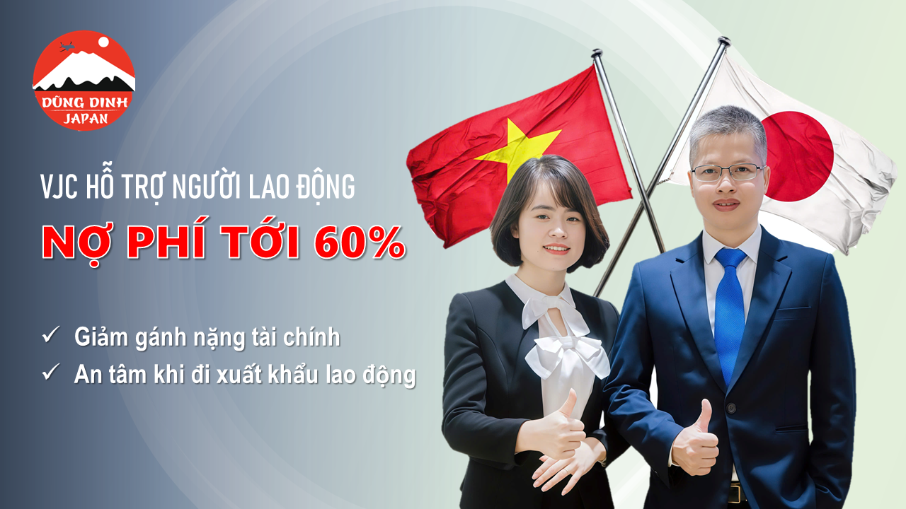 CHƯƠNG TRÌNH HỖ TRỢ NỢ PHÍ 70% – CHẮP CÁNH ƯỚC MƠ XKLĐ NHẬT BẢN