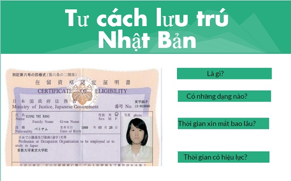 Tư cách lưu trú tại Nhật