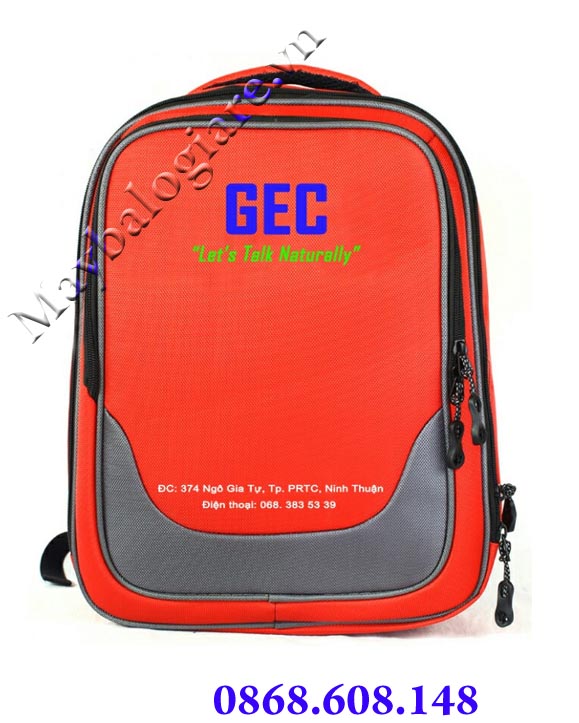 MAY GIA CÔNG BALO IN THÊU LOGO CÔNG TY GIÁ TẠI XƯỞNG