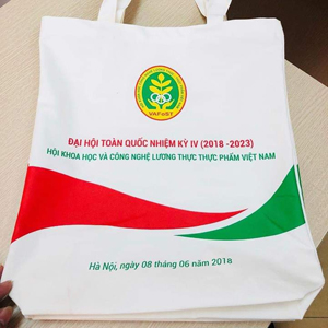 Đặt may túi vải bố in logo tại hcm