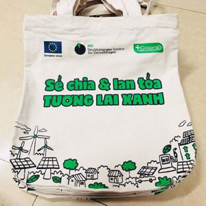 Đặt may túi vải bố in logo tại hcm