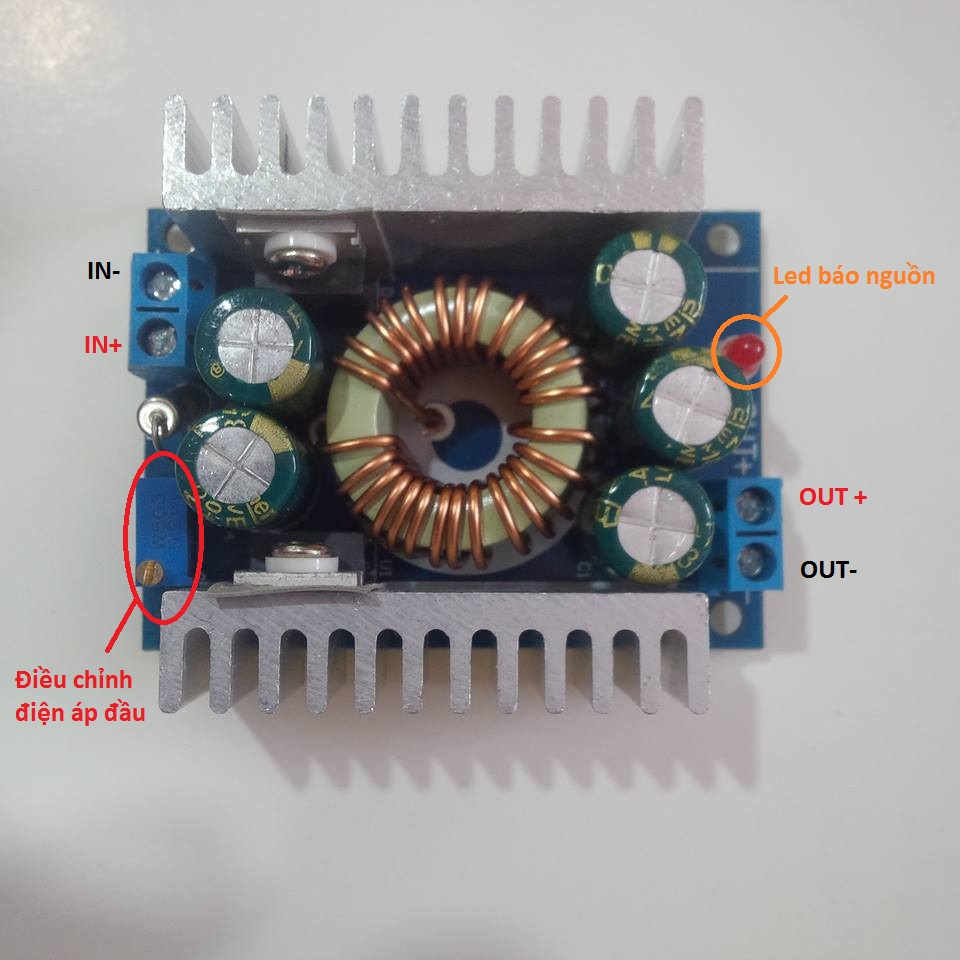 Module Buck DC-DC 12A 150W Vin 4.5-30VDC Vout 1.25VDC-30VDC 95%