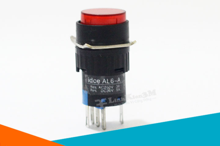 Nút Nhấn Đề 20mm-24VDC AL6- A Giữ Trạng Thái Có Đèn Giá rẻ