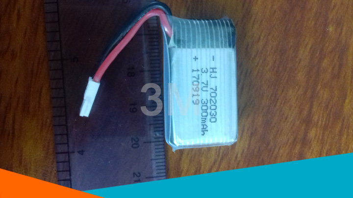 Pin Lithium 3.7V 300mAh 702030 20C 2