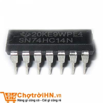 74HC14 HEX INVERTER SCHMITT TRIGGER DIP14