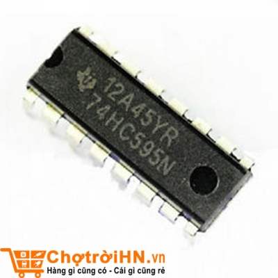 74HC595 8-BIT SERIAL-TO-PARALLEL SHIFT REGISTER TRI-STATE DIP16