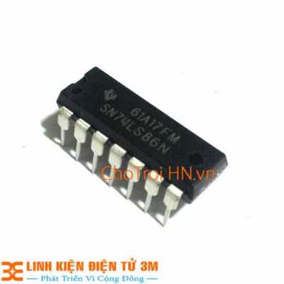 74LS86 QUAD 2-INPUT XOR GATES DIP14