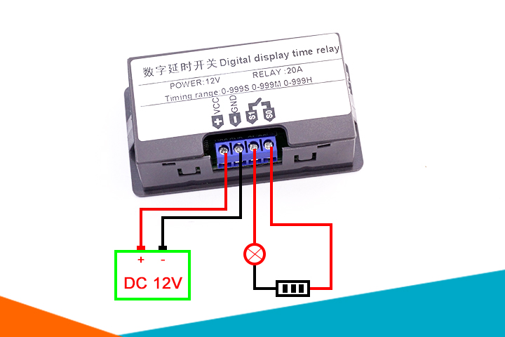 cách đấu nối Bộ Tạo Trễ Theo Chu Kì 