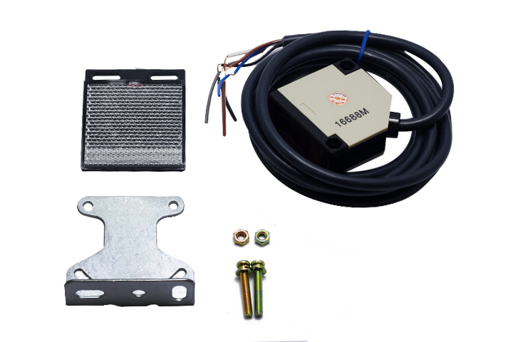 Heschen Foto-elektrische Schakelaar E3JK-R4M1 – DC 12-24V, Reflectie Type, 4 Meter Bereik, IP65 Bescherming