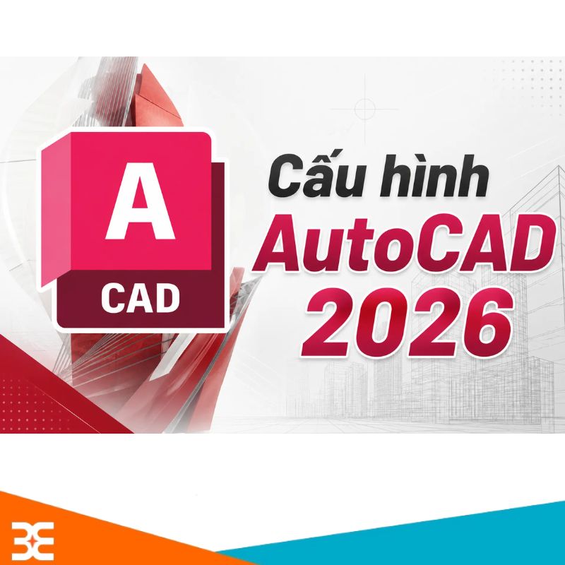 Yêu cầu cấu hình khi tải AutoCAD
