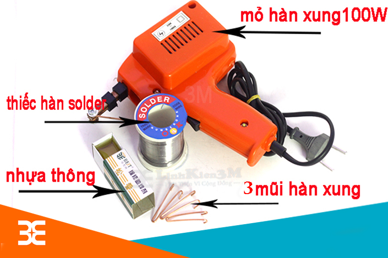 Mỏ hàn xung Bách Khoa loại tốt 220V 100W