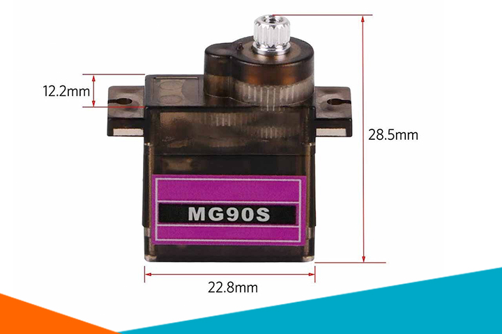 Kích Thước Động Cơ Servo MG90S