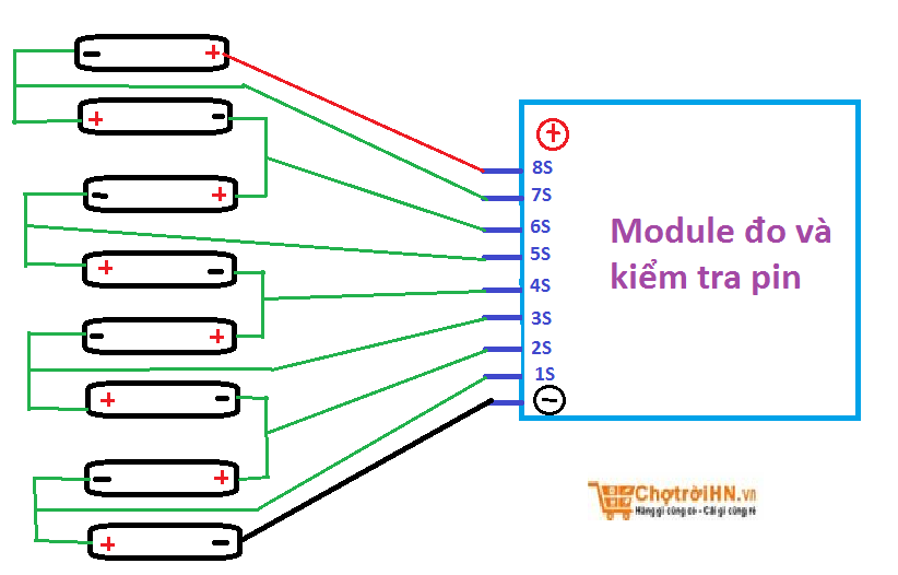 Module Đo và Kiểm Tra Pin Lithium