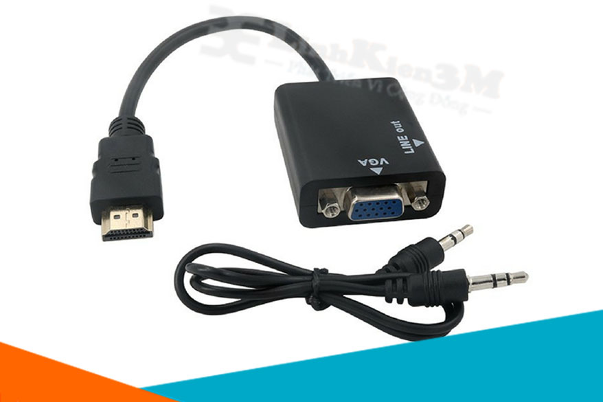 Dây Cáp chuyển HDMI sang VGA Cao Cấp