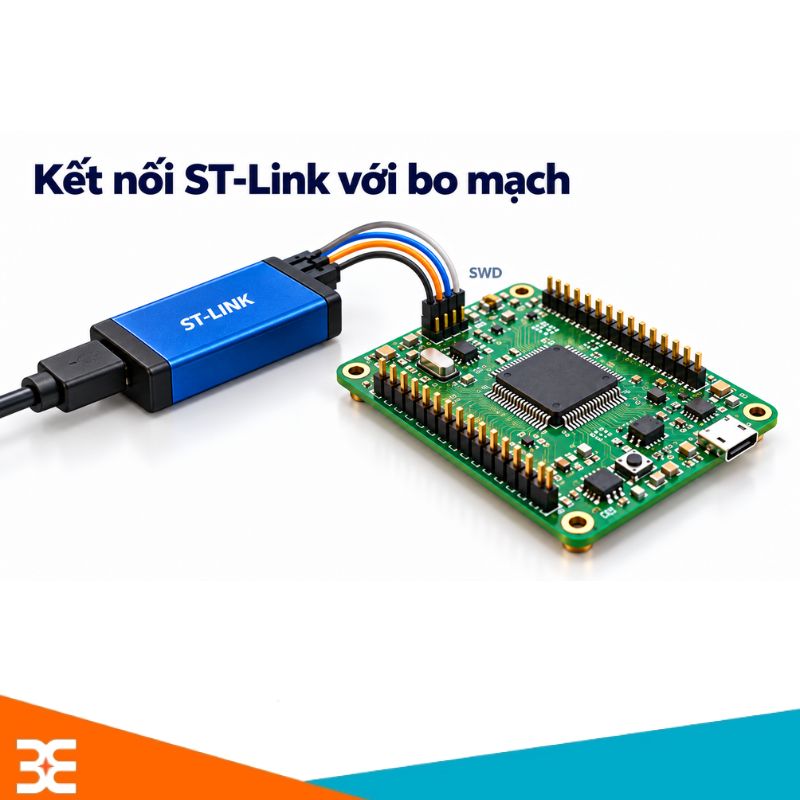 Kết nối ST-Link với bo mạch
