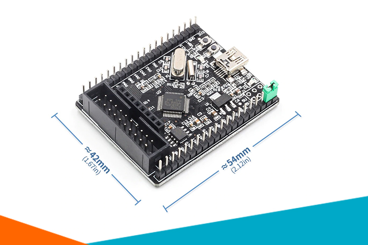 Kích Thước KIT STM32F103C8T6 V2