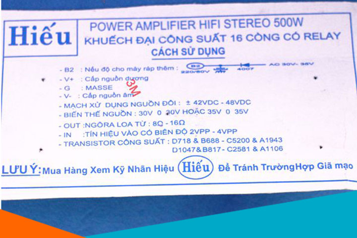 Mạch-khuếch-đại-công-suất-8-sò-250W