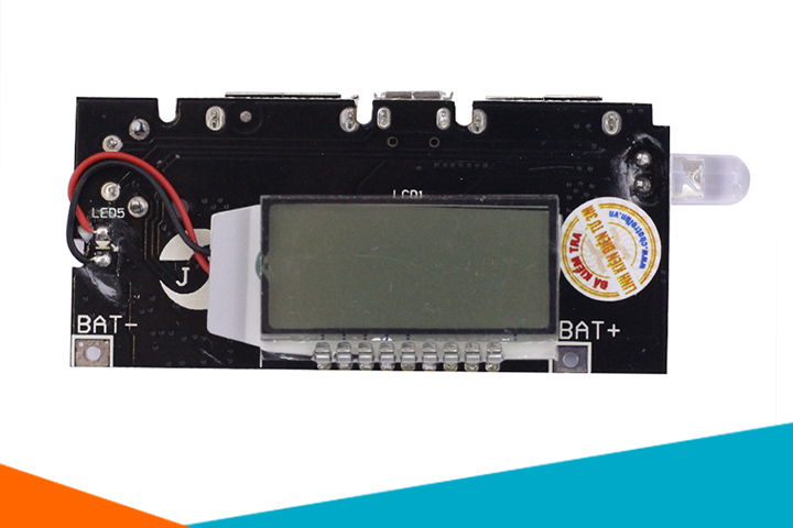 Mạch sạc pin dự phòng hiển thị màn hình LCD