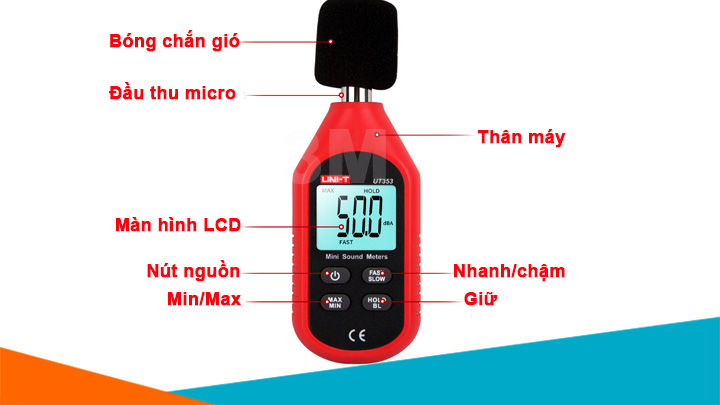 Thiết bị đo âm thanh mini