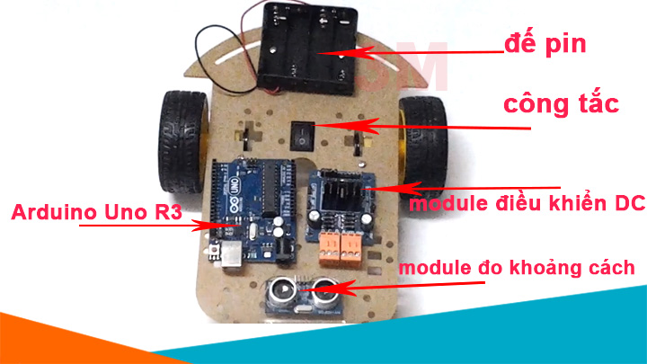 Hoàn thiện mô hình robot 3 bánh v1