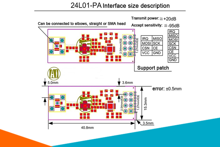 Module NRF24L01 + PA + LNA