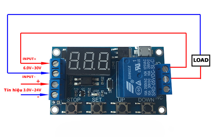 MODULE-Tạo-Trễ-Chuyển-Mạch-Điều-Khiển-Relay-5V-V2