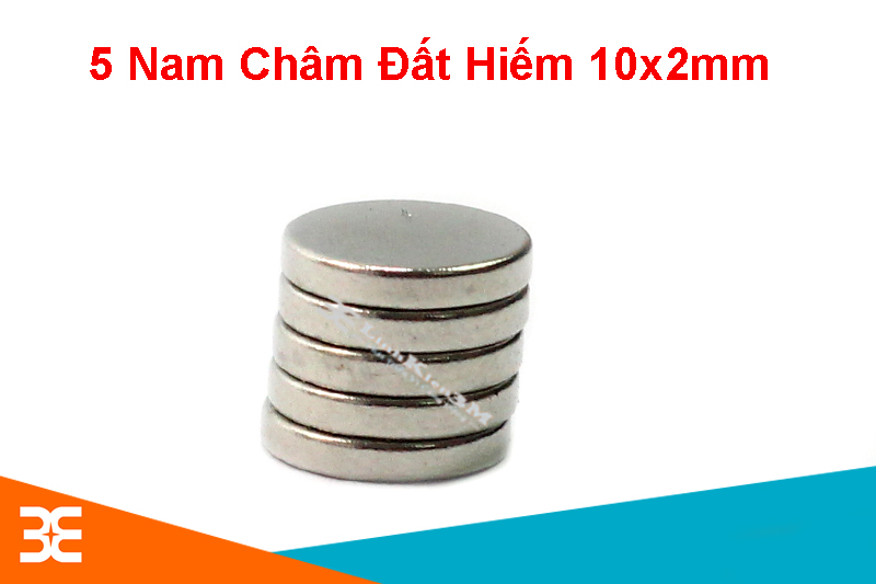 Nam Châm Đất Hiếm 10x2mm  1