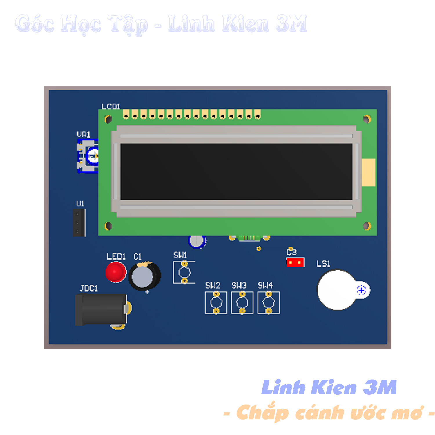 Mạch đo nhiệt độ dùng LM35 và VĐK PIC 16F877A