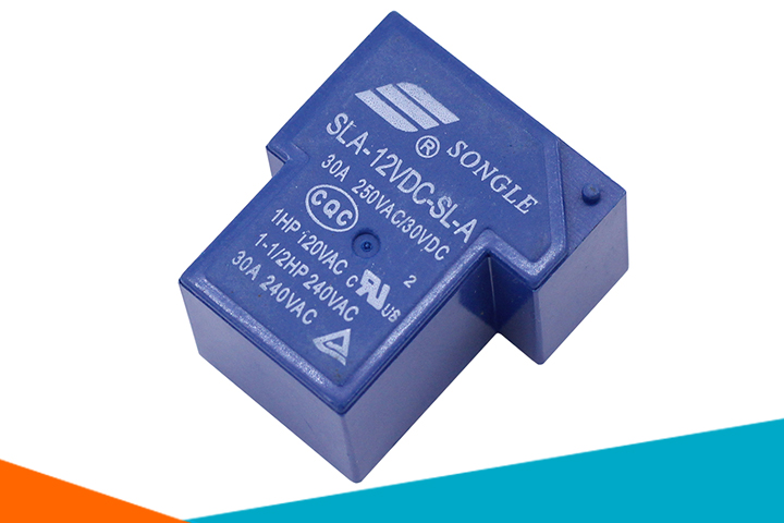 Relay Songle SLA 12V 30A  màu xanh