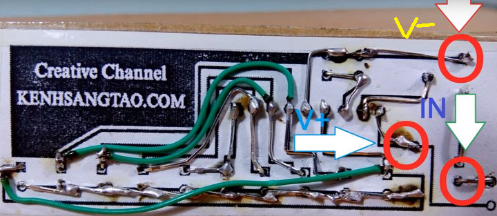 Sơ đồ đấu dây nguồn và audio