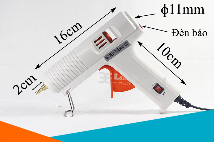 kích thước Súng Bắn Keo Nến To Nangon Tools 60W Trắng