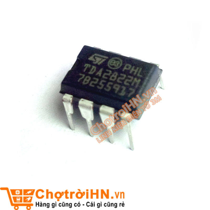 TDA2822 DIP8 (CHÍNH HÃNG ST)