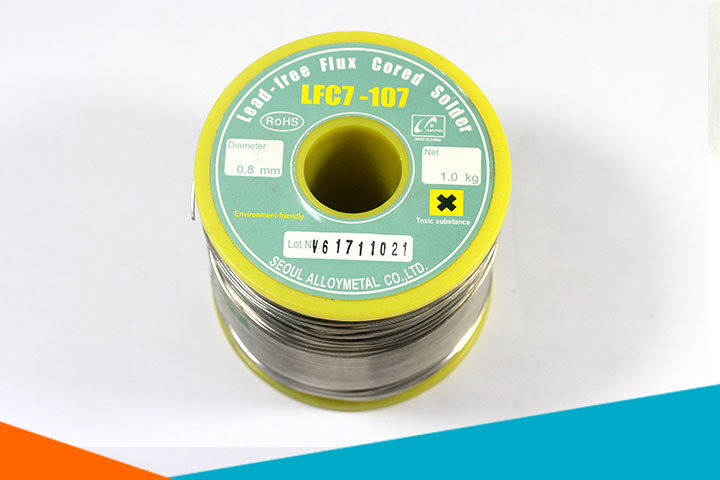 Thiếc Hàn Không Chì Hàn Quốc 0.8mm LFC7-107 (1kg) | Linh Kiện Điện Tử 3M