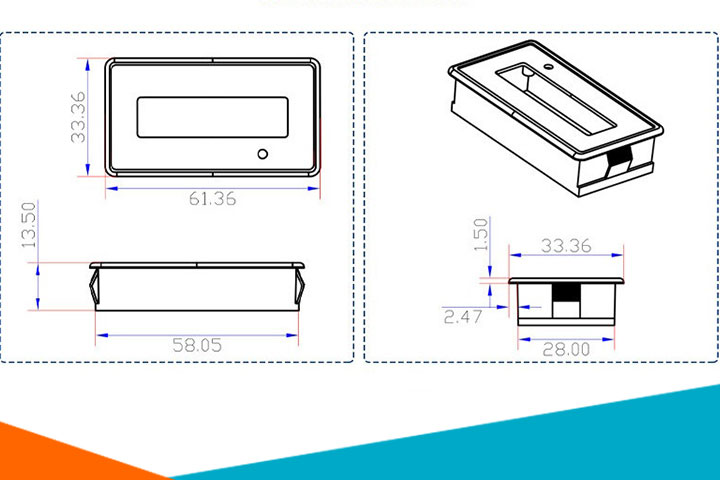 kích thước JS-C32 10-100VDC