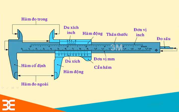 Thước Cặp Cơ 555 Đo 0-150mm