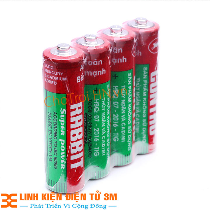 Pin Con Thỏ AA - 2 viên-Linh Kiện Điện Tử 3M| Chợ Trời HN.vn